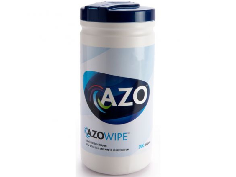 Azo Alcohol Wipes Tub 200