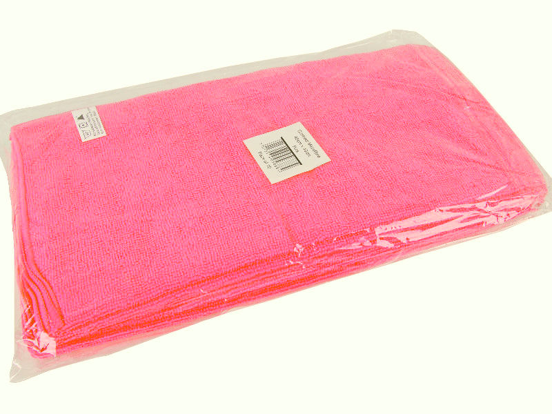 Microfibre Cloth Red Pk 10