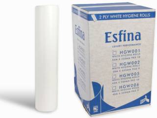 500mm White Hygiene Couch Rolls Case 9 : 2195