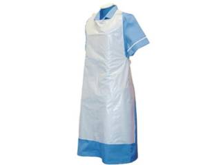 Disposable White Aprons Flat Packed - Pk 100 : 3020