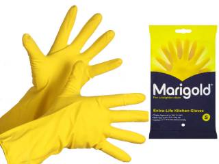Marigold Kitchen Gloves Small  Pair : 2206