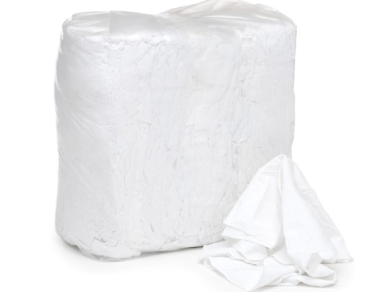 Rags White Terry Towel 10kg