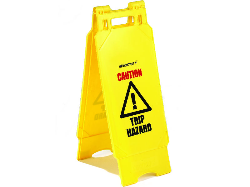 Trip Hazard Sign